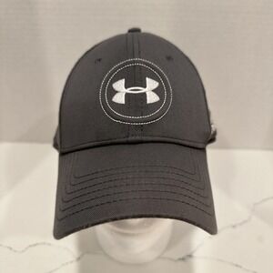 Under Armour Golf Hat Cap Fitted Adult SM/MD Gray Breathable Mens‎